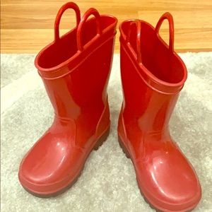 Toddler girl rain boots size 5